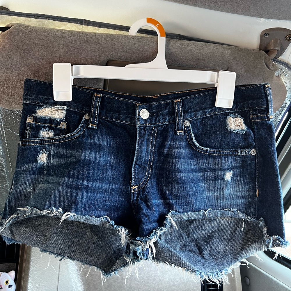 Rag & Bone Distressed Denim Shorts